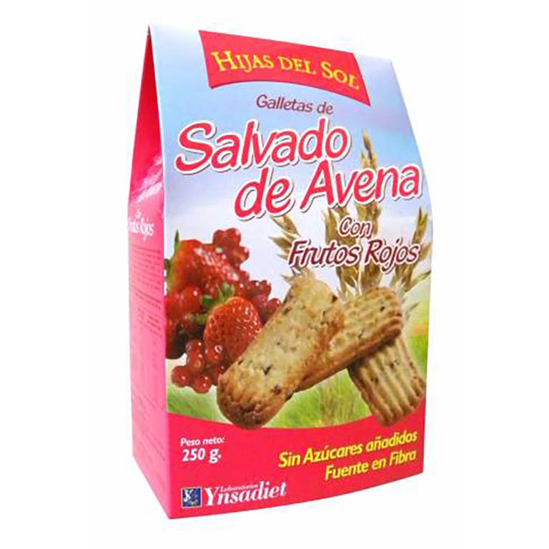 Galletas salvado de avena con frutos rojos